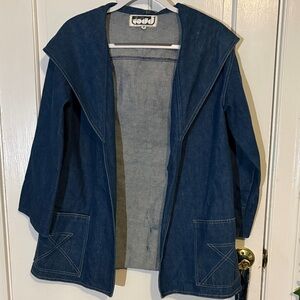 Vintage Women's Dark Blue Jean Jacket